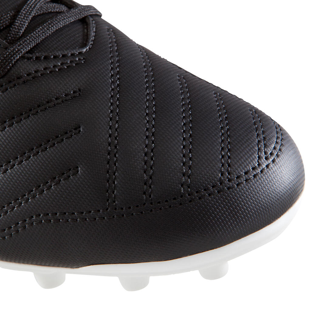 Damen/Herren Fussballschuhe Nocken Agility 100 AG/FG schwarz