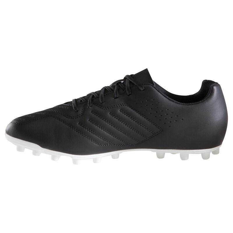 Agility 100 FG Adult Dry Pitches Football Boots - Black