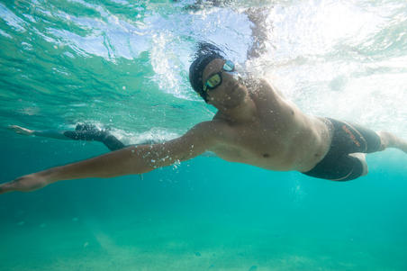 ПЛАВКИ МУЖСКИЕ НЕОПРЕНОВЫЕ 4 ММ ЧЕРНО-ОРАНЖЕВЫЕ