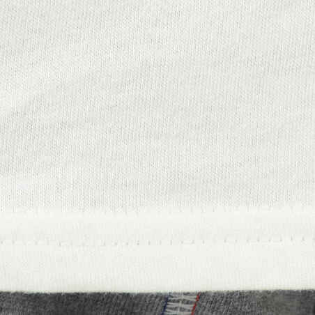 Boys' Gym Short-Sleeved T-Shirt - White Print