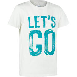 T-Shirt manches courtes imprimé Gym garçon blanc