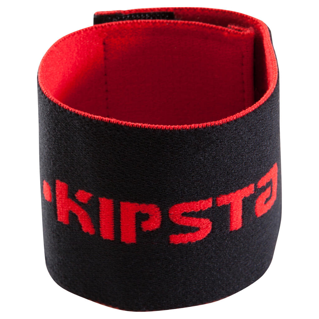 Reversible support strap - black or red