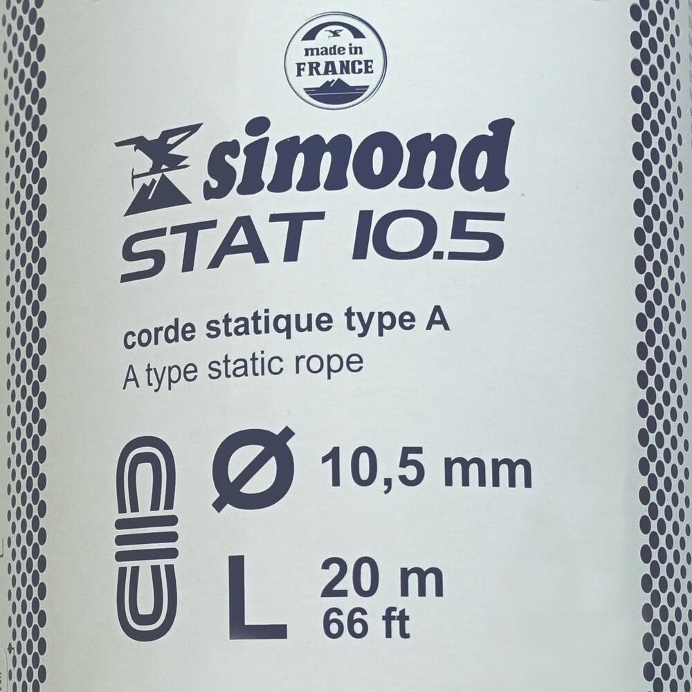 Spule statisches Seil 10,5 mm simond 2017