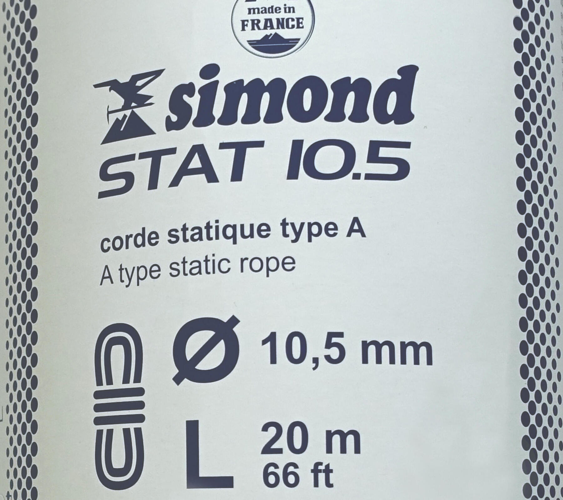 Spule statisches Seil 10,5 mm simond 2017