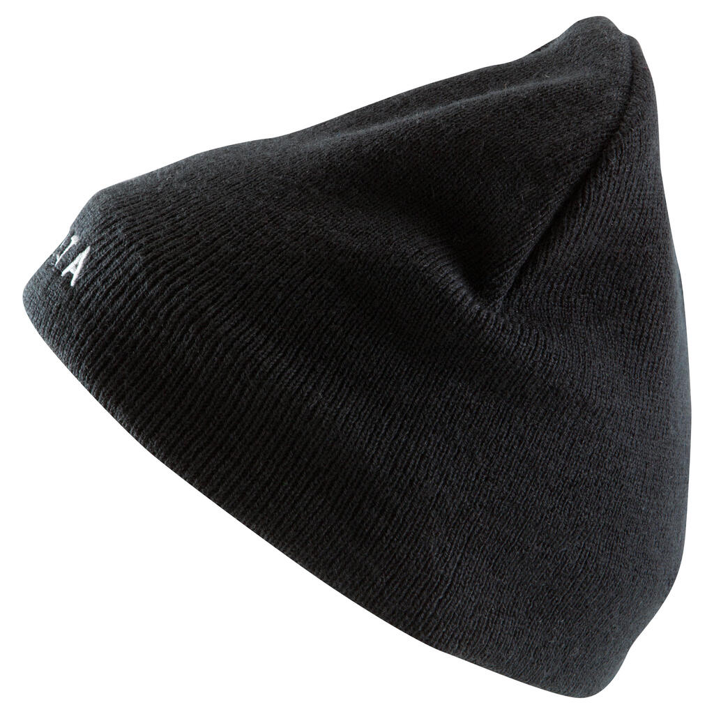 Vaikiška futbolo kepurė „Keepwarm“, juoda