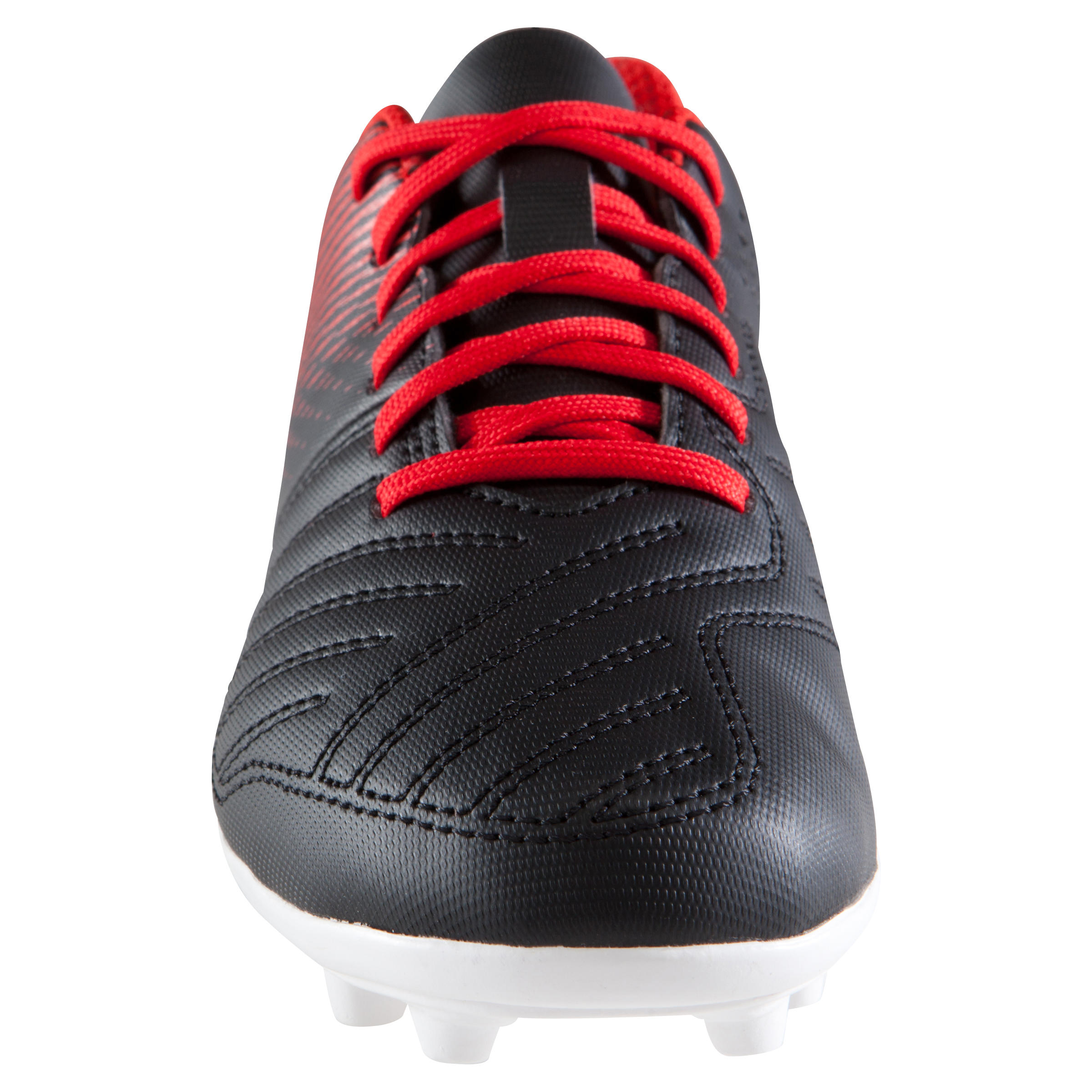 Agility 100 FG Kids' Dry Pitch Football Boots - Black/White 5/15