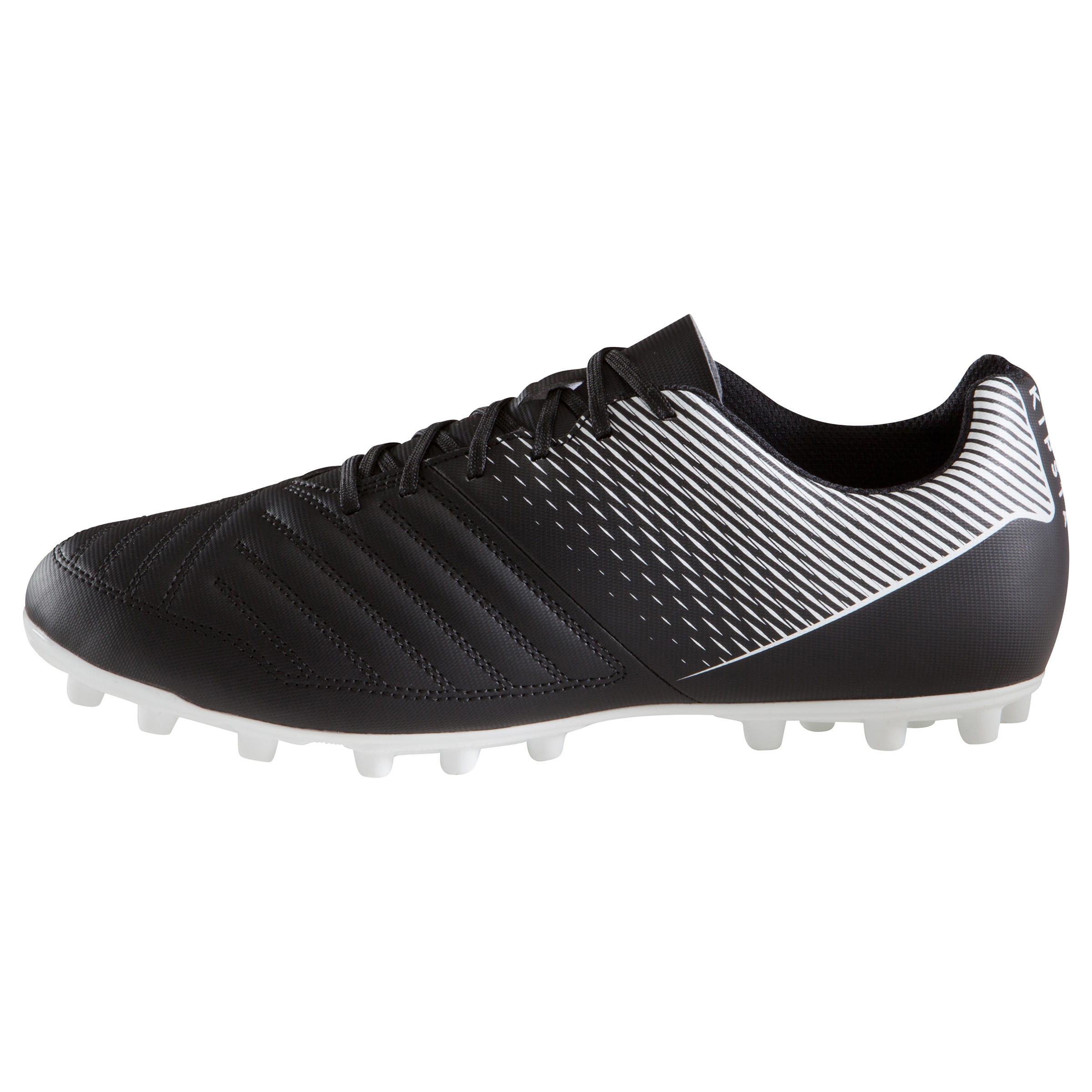 Men Football Shoes Agility 100 for Firm Ground Black