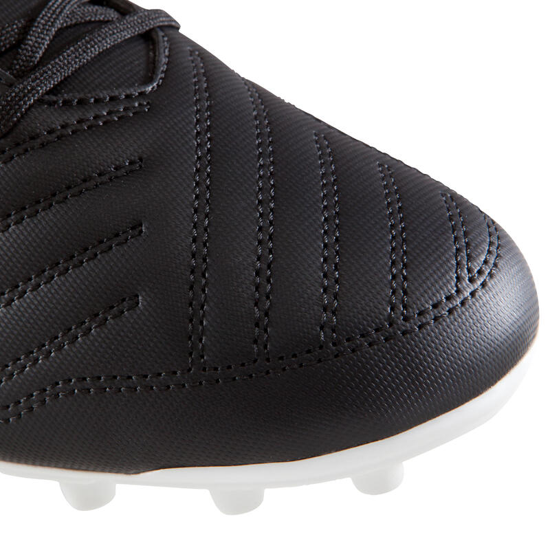 Chaussure de football adulte terrains secs Agility 100 AG/FG adulte noir