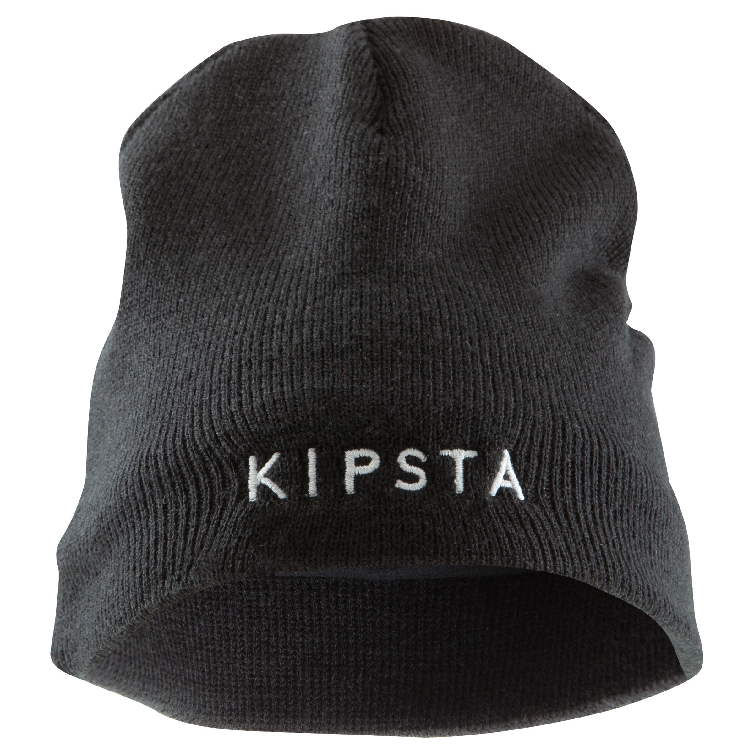 CHILDREN'S SOCCER CAP KEEPWARM BLACK