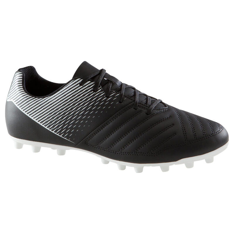 Damen/Herren Fussballschuhe Nocken Agility 100 AG/FG schwarz