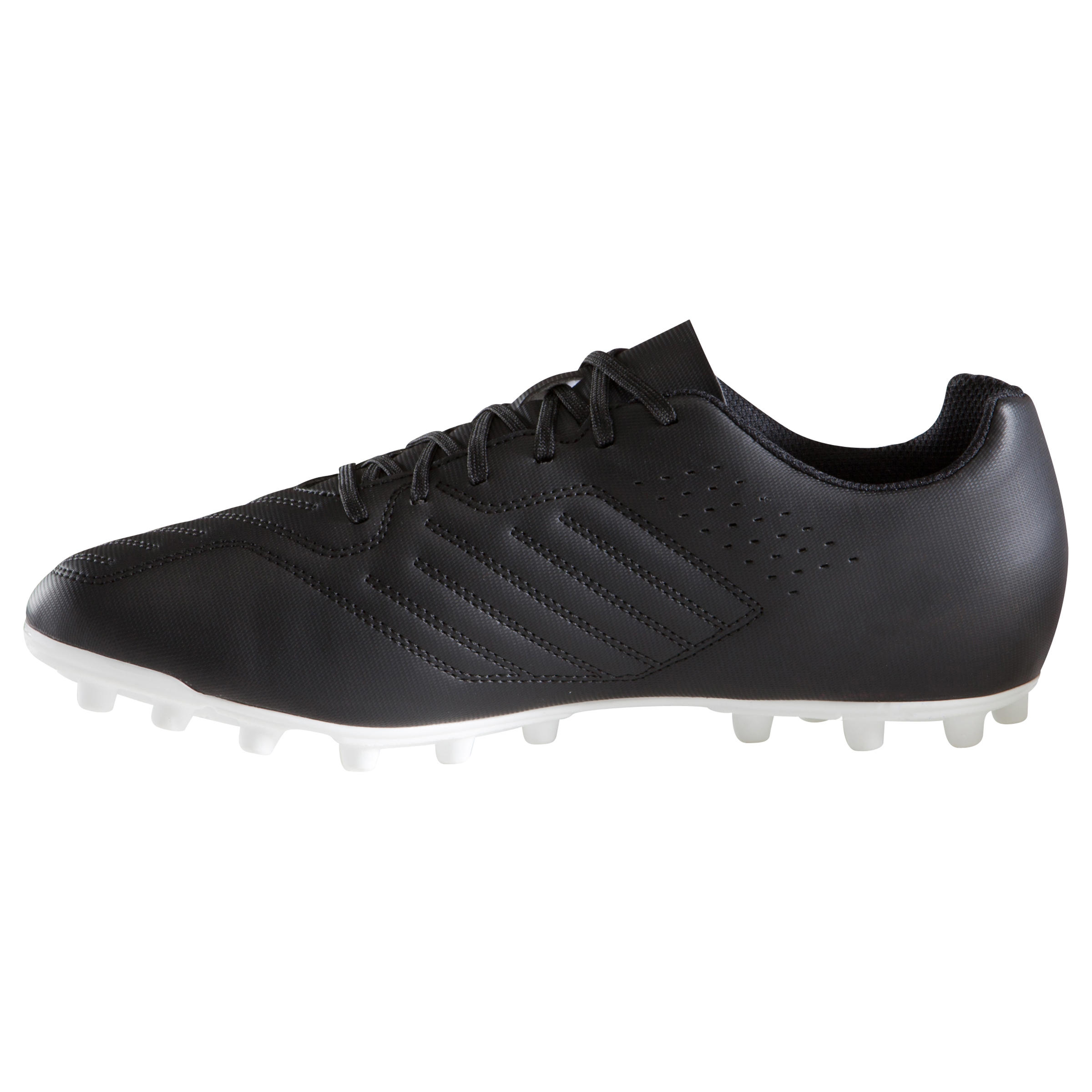 Chaussure de soccer adulte terrains secs Agilité 100 FG adulte noire - KIPSTA