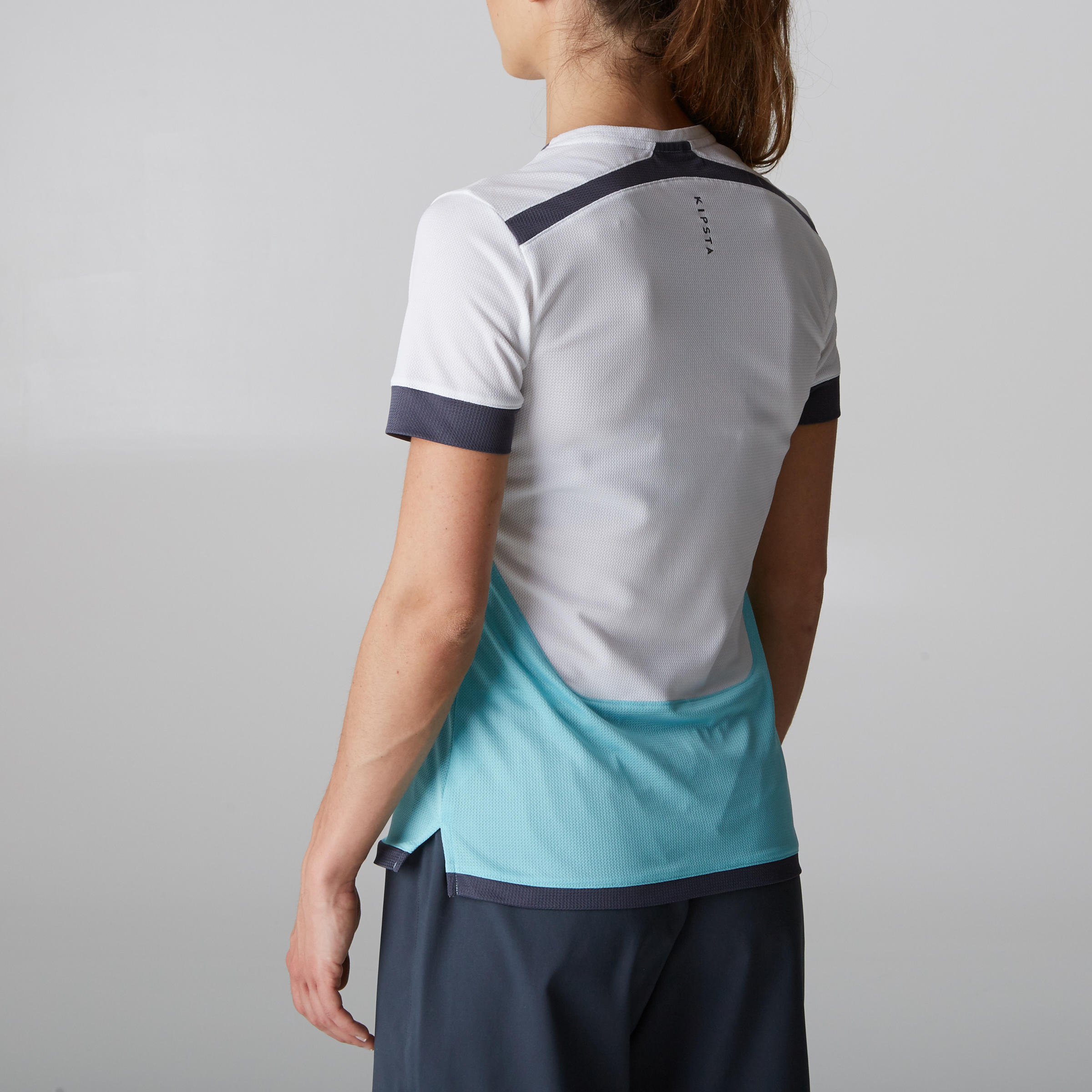 F500 Women's Football Jersey - White/Mint 5/11