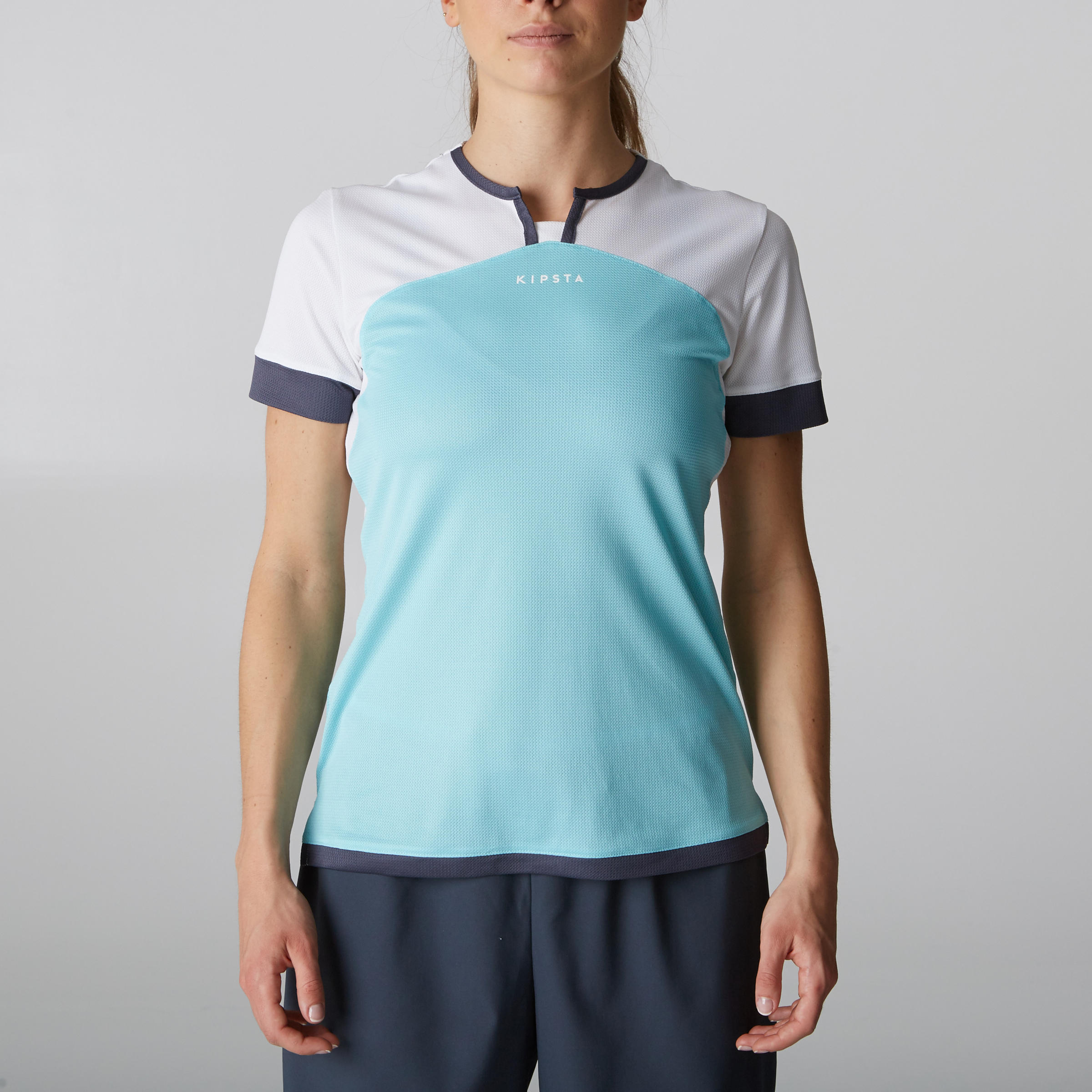 F500 Women's Football Jersey - White/Mint 2/11