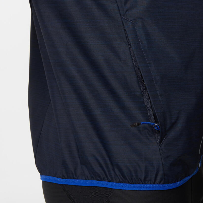 Kalenji Run Rain Men's Running Wind and Rain Jacket pebble grey