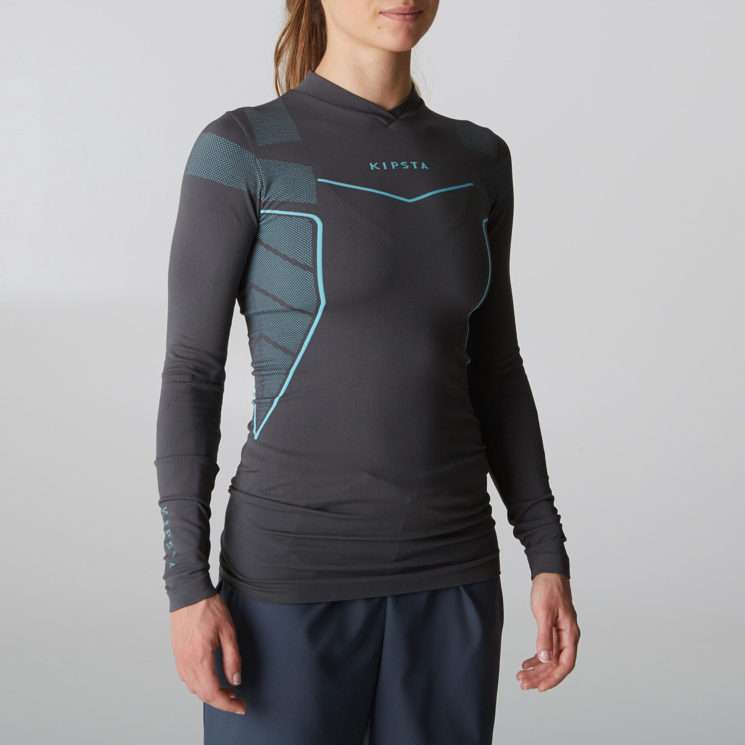 Keepdry 500 Adult Base Layer - Grey/Mint 3/13