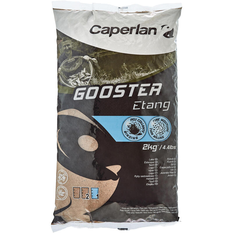Amorce pêche au coup GOOSTER ÉTANG 2 KG Amorce pêche au coup GOOSTER ÉTANG 2 KG