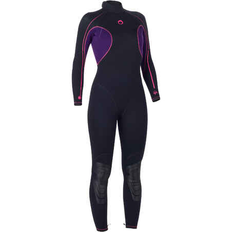 Traje de buceo 3 mm con cierre dorsal Mujer