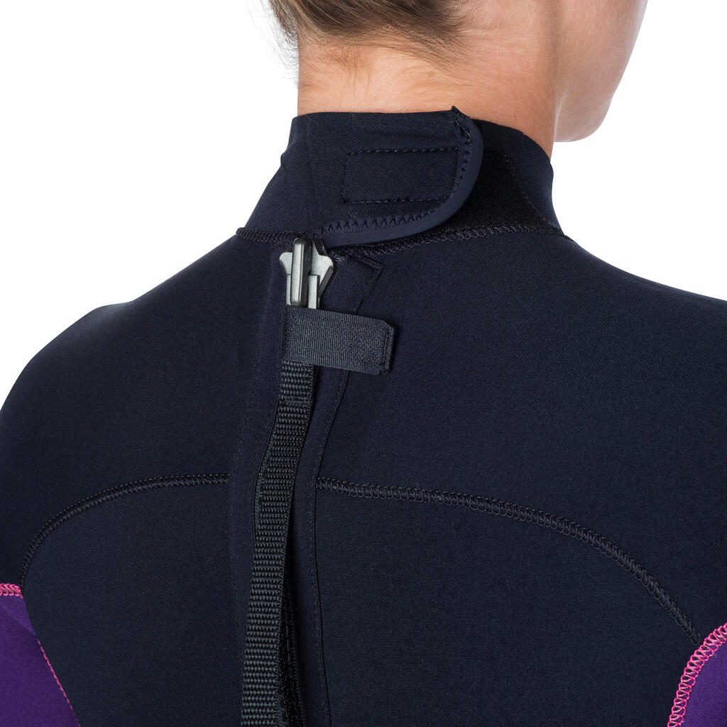 SCD 100 Women's 3 mm Full Diving Wetsuit with Back Zip.