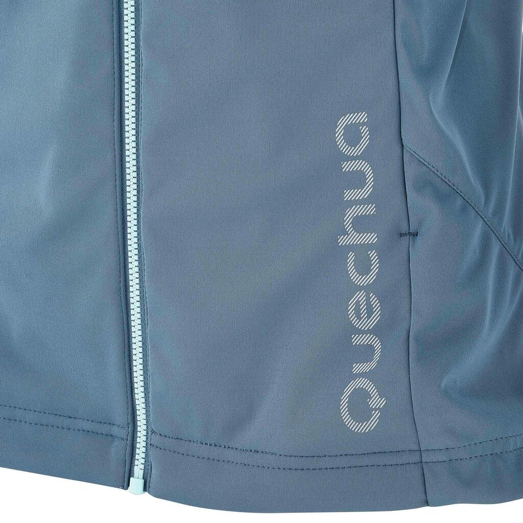 Skijacke Langlauf winddicht Damen grau