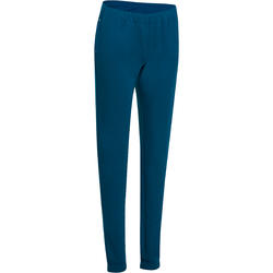 Pant Slim Gym & Pilates printé gris bleu canard