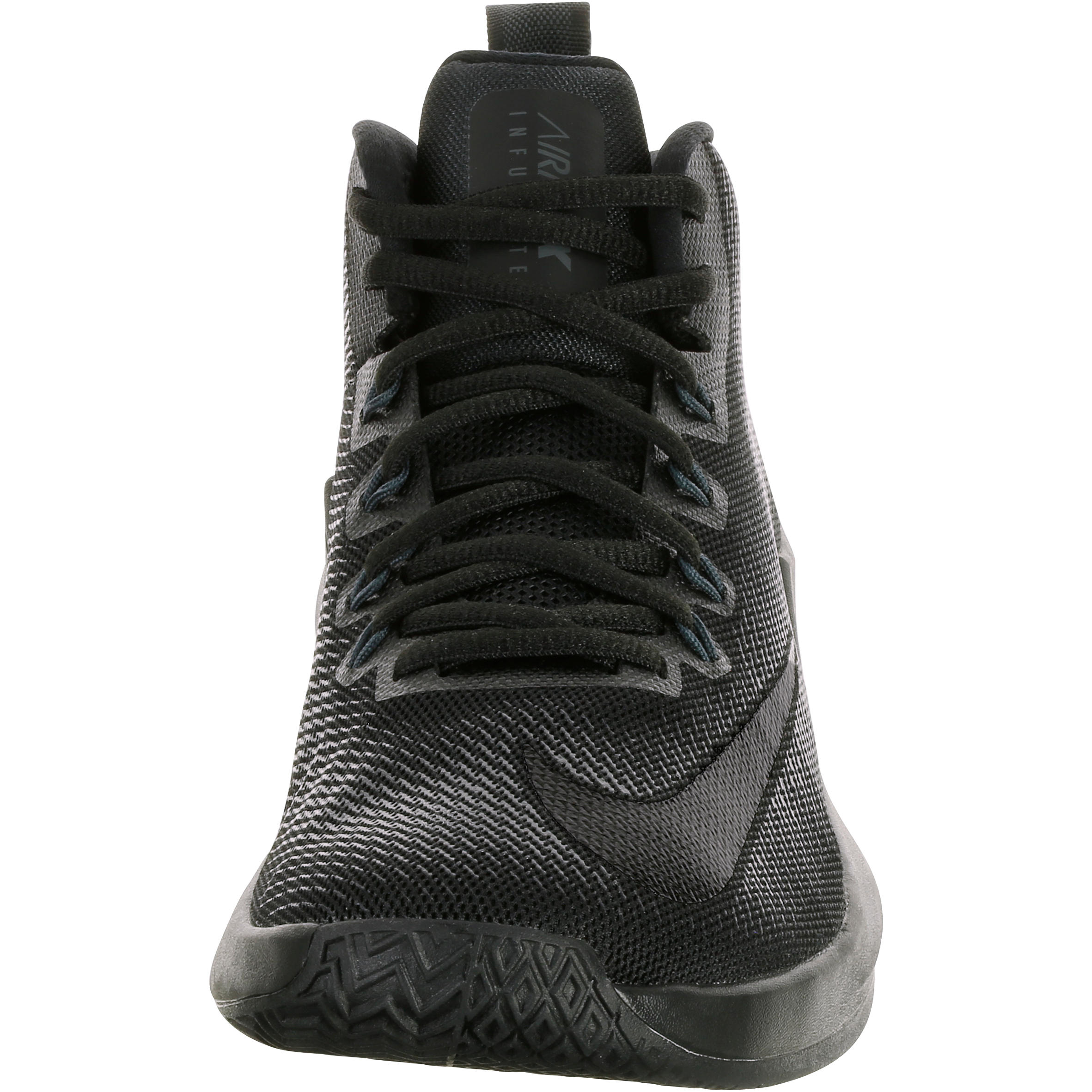 Infuriate Mid Basketball Shoes - Black/Red 5/9