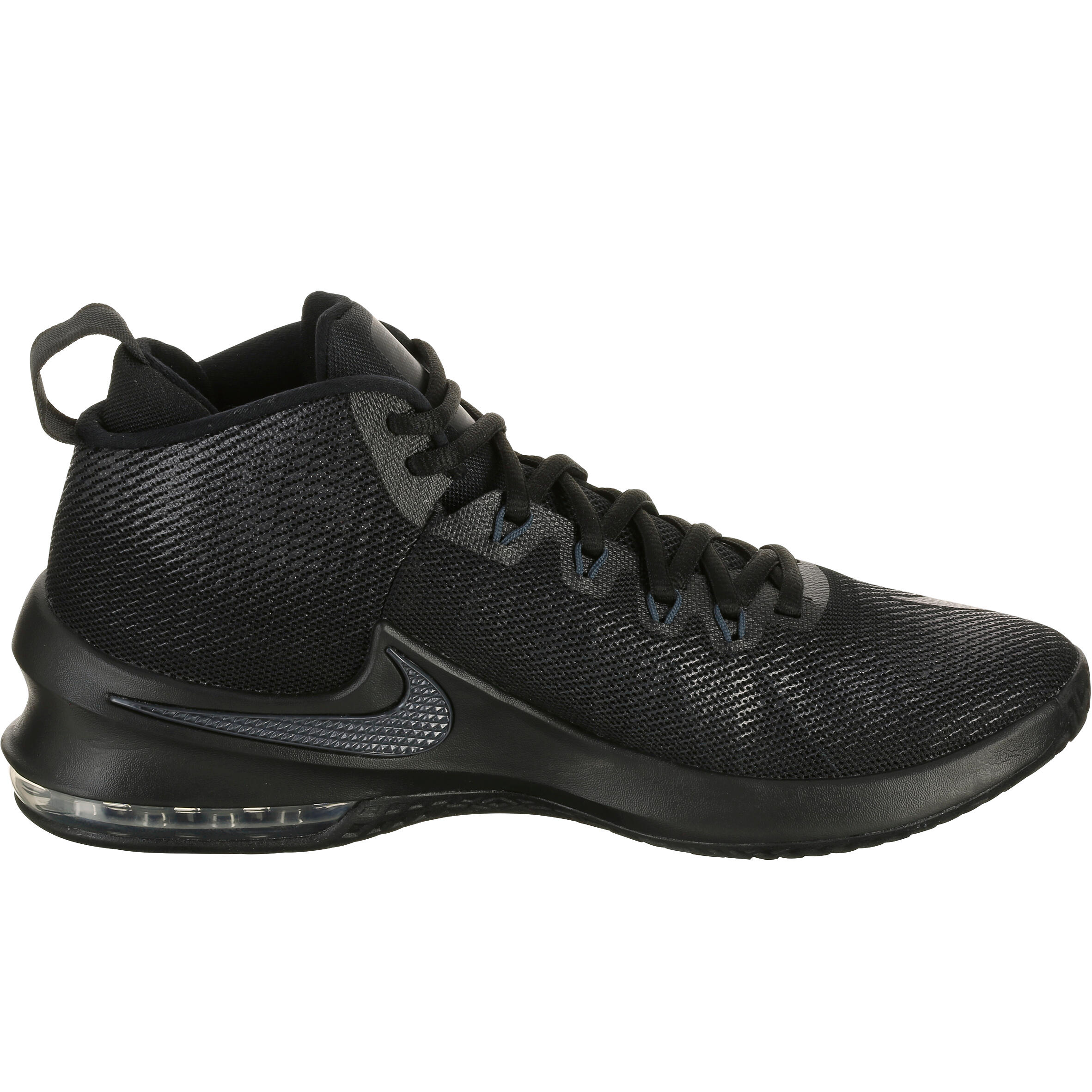 Infuriate Mid Basketball Shoes - Black/Red 1/9