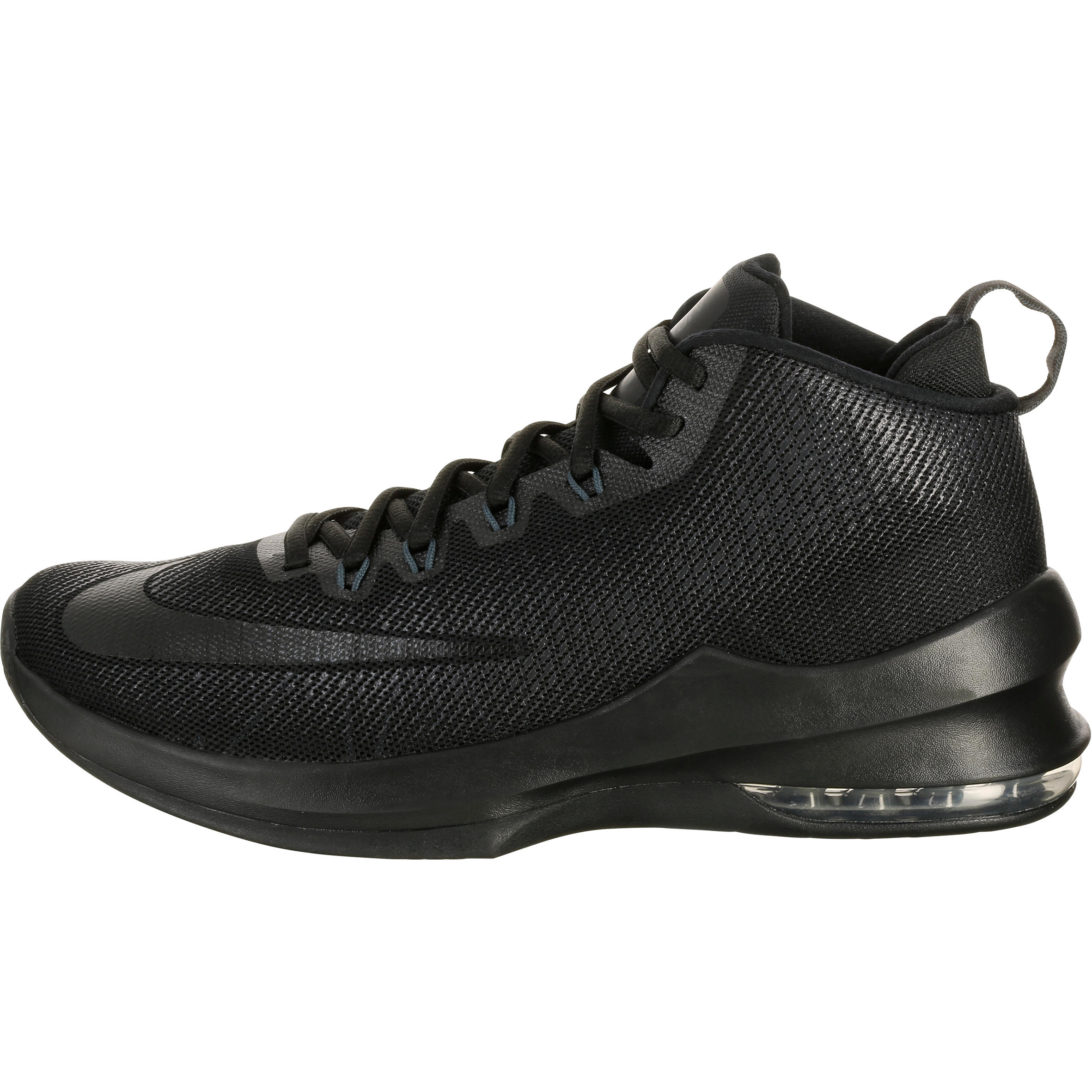 Infuriate Mid Basketball Shoes - Black/Red 3/9