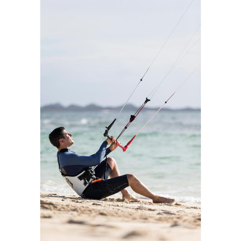 Arnés de Cintura Kitesurf THERMO Diamond Head Blanco Negro.