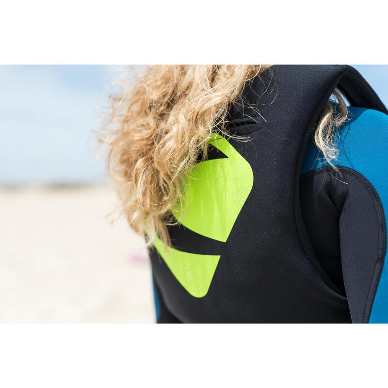 Gilet kitesurf nero-verde