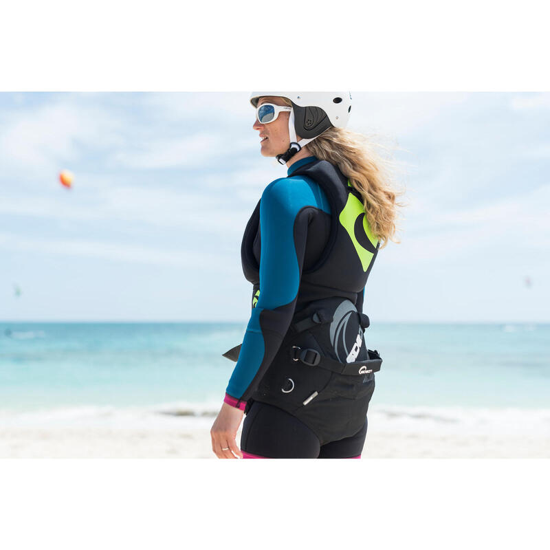 Gilet kitesurf nero-verde