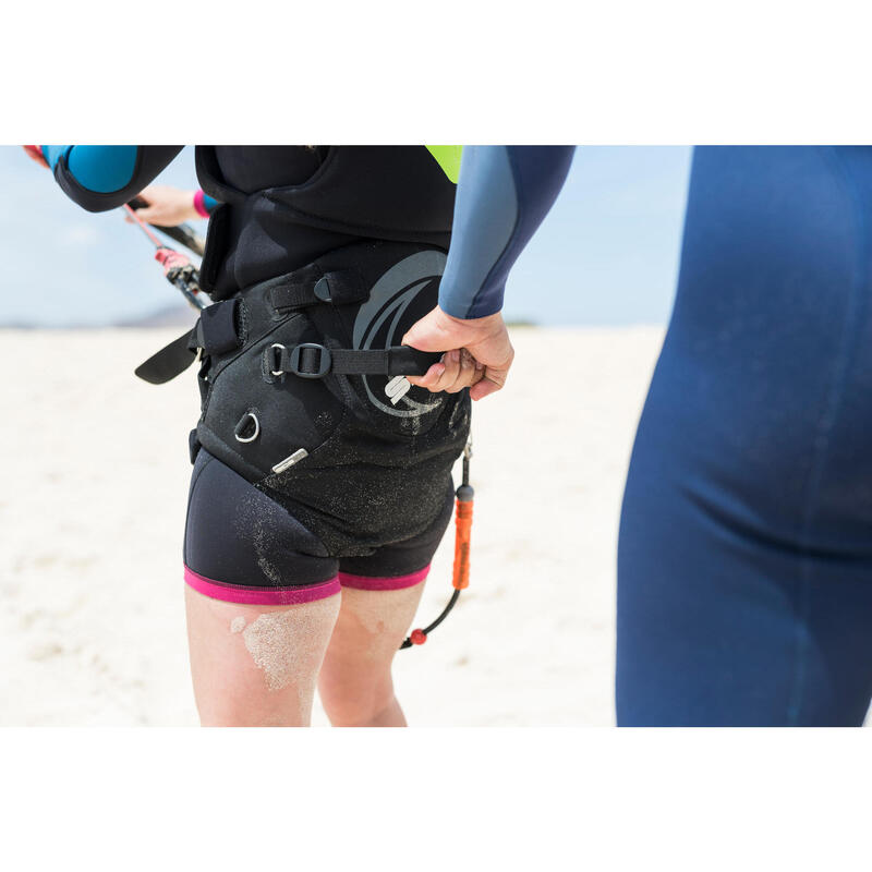 Sitztrapez Kitesurf schwarz