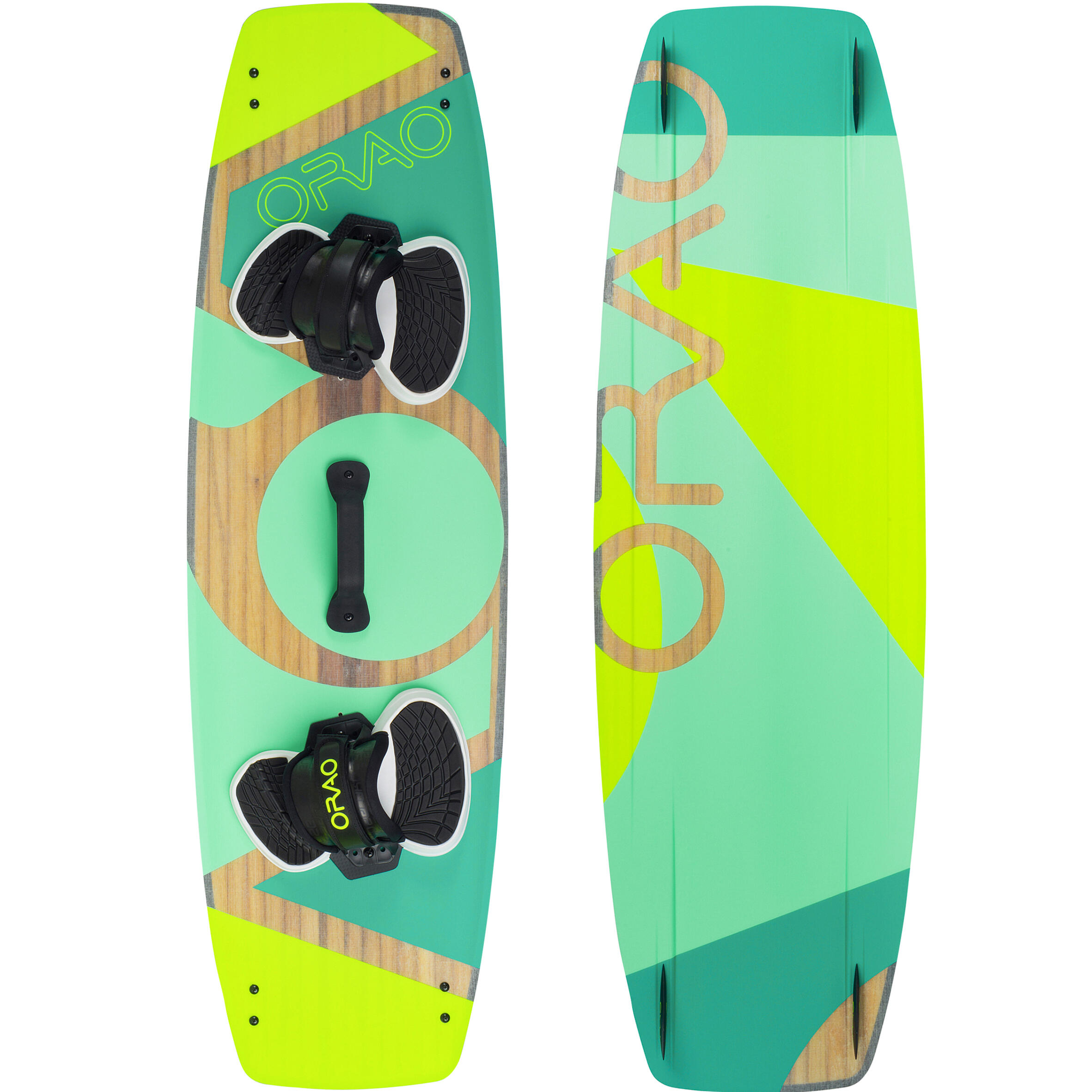 Tabla de Kitesurf Orao «Twintip 500» Hombre 136 x 40,5 cm Verde Orao