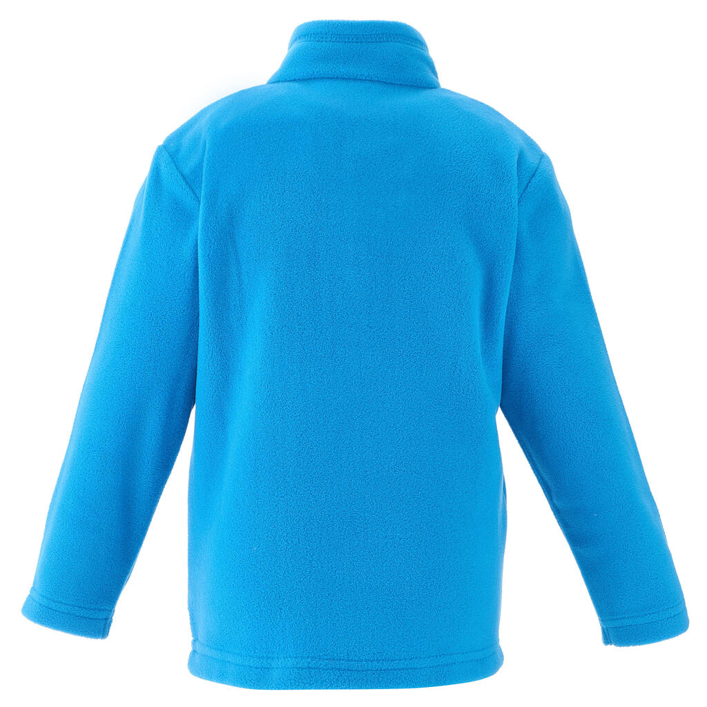 Fleecepullover Wandern MH120 Kleinkinder Mädchen 86-116cm türkis