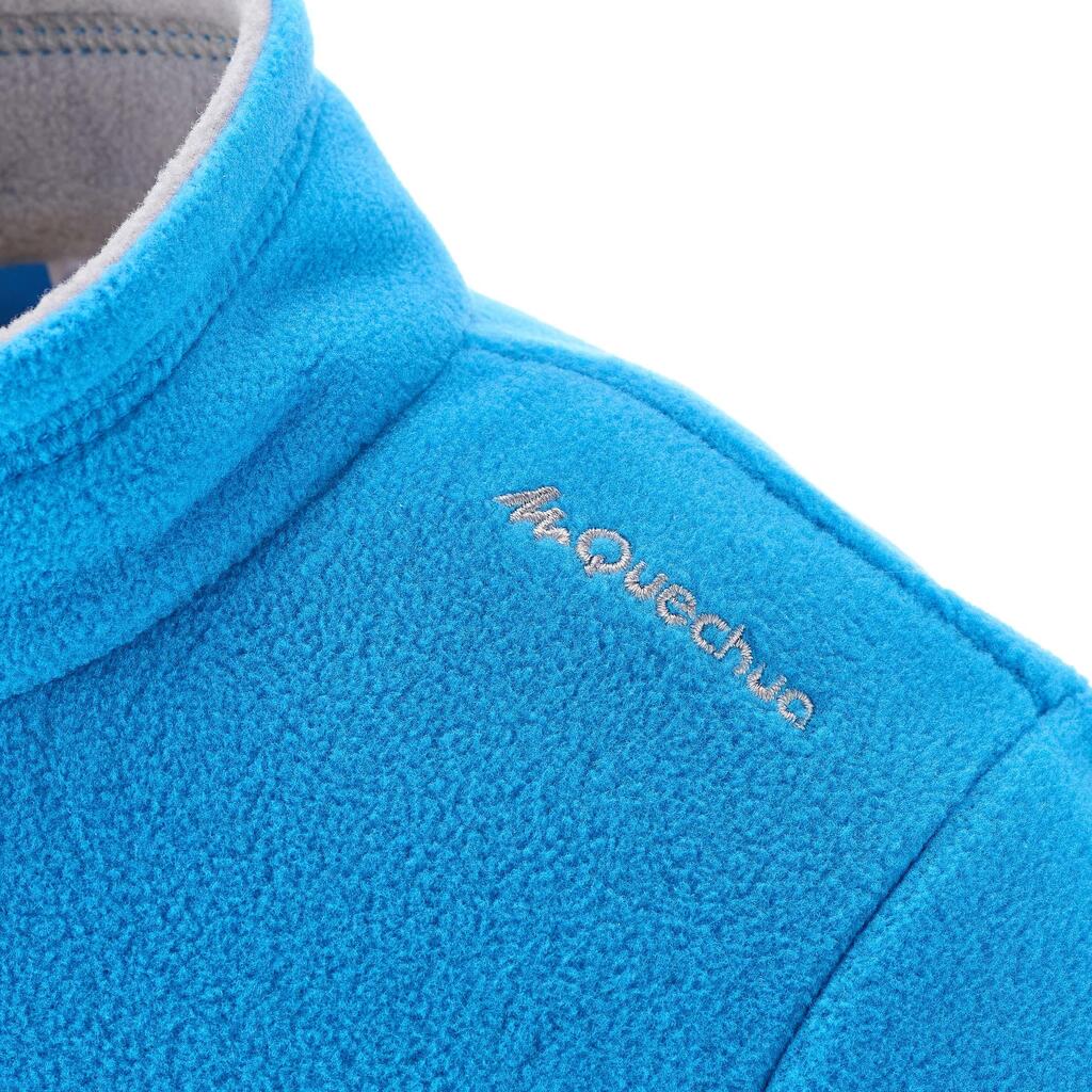 Fleecepullover Wandern MH120 Kleinkinder Mädchen 86-116cm türkis