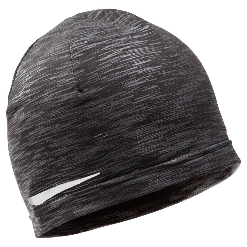 RUNNING HAT Mottled grey black