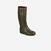 Bottes chasse légères et souples en caoutchouc homme aigle arnay vertes