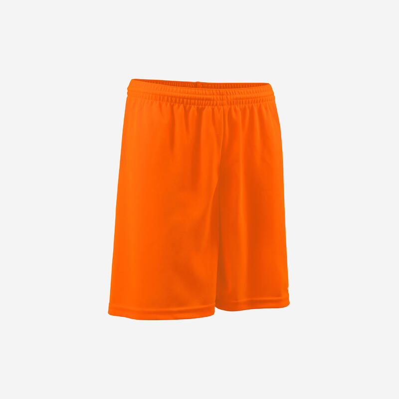 Felnőtt rövidnadrág futballhoz F100, narancssárga