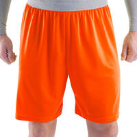 Narandžasti šorts za fudbal F100 za odrasle