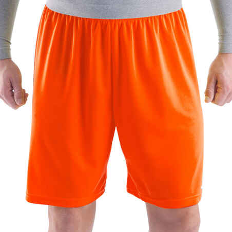 Fussballshorts F100 Erwachsene orange
