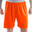Pantalón corto de fútbol Adulto Kipsta F100 naranja