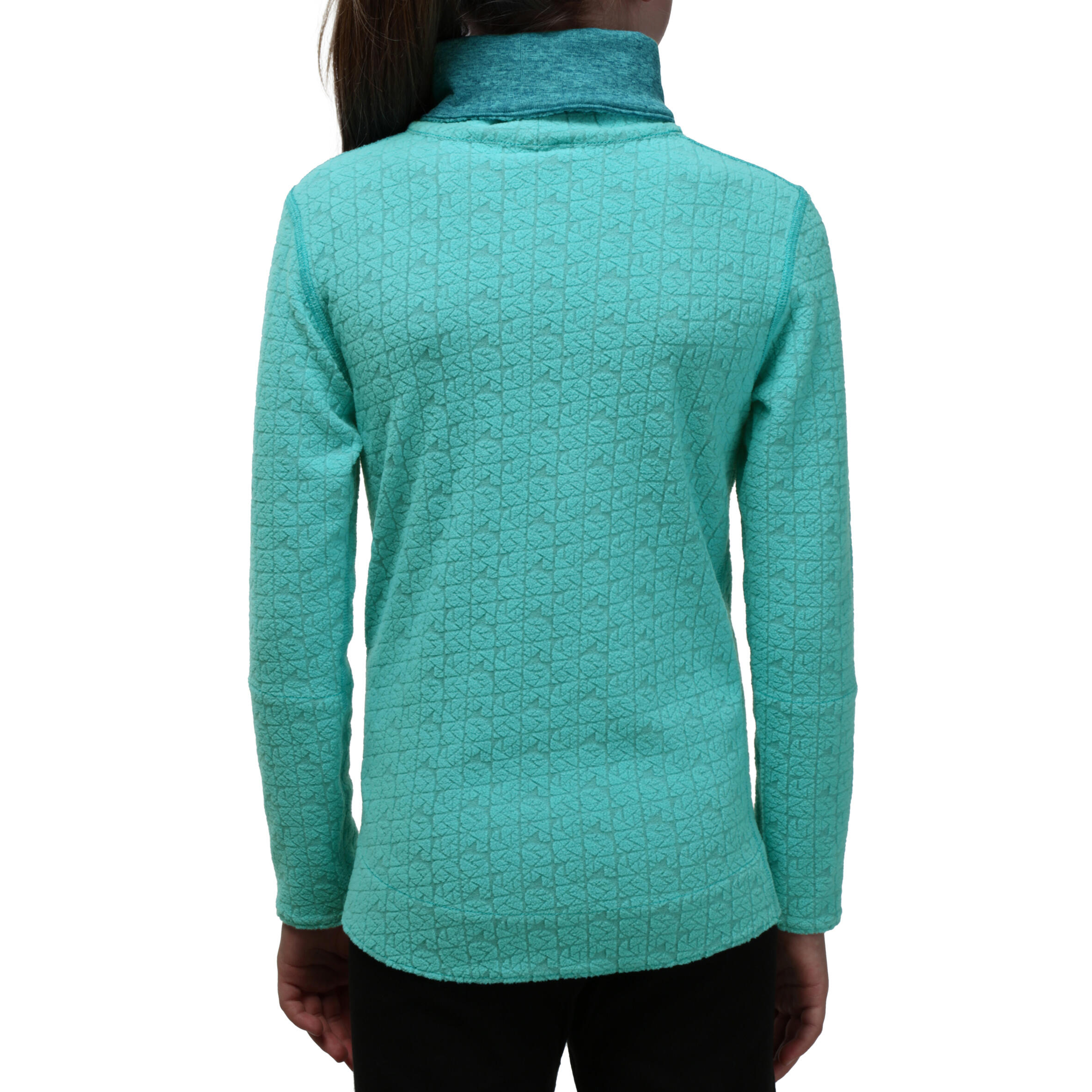 Maglia termica sci junior SIMPLE WARM azzurra 7/15