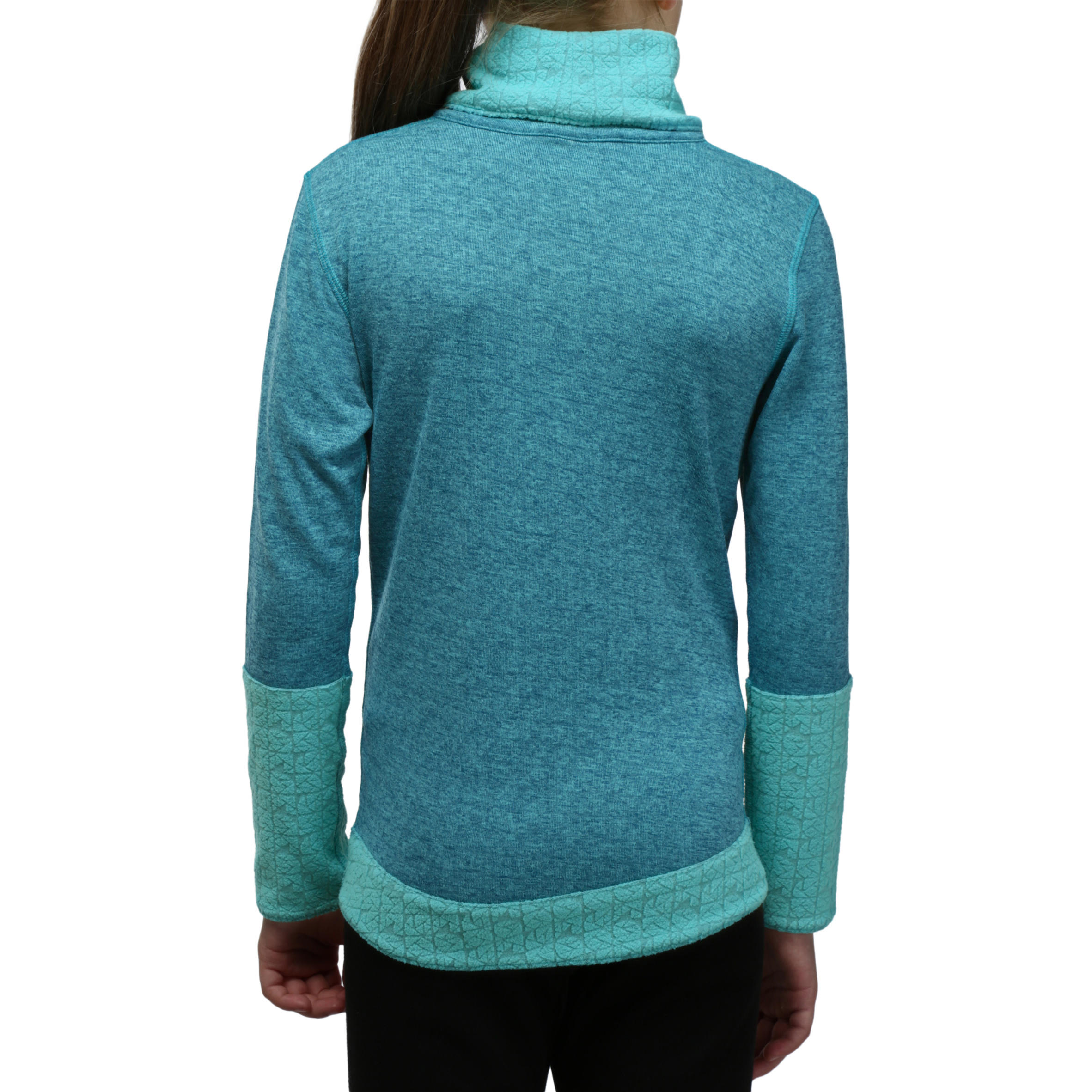 Maglia termica sci junior SIMPLE WARM azzurra 8/15