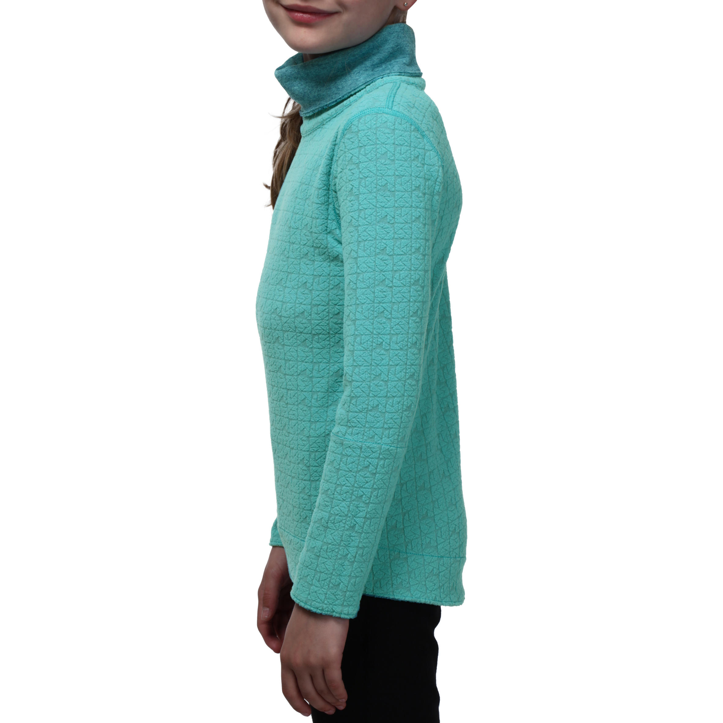 Maglia termica sci junior SIMPLE WARM azzurra 9/15