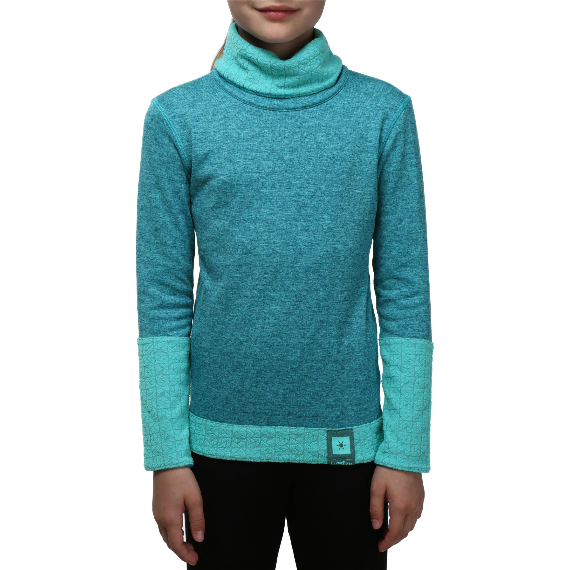 Maglia termica sci junior SIMPLE WARM azzurra 4/15