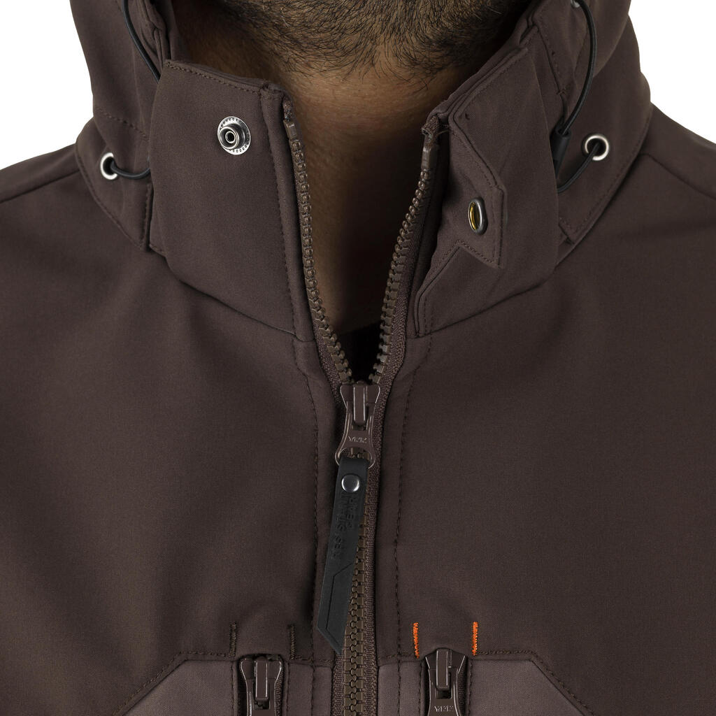 Softshell Windproof Jacket - Brown