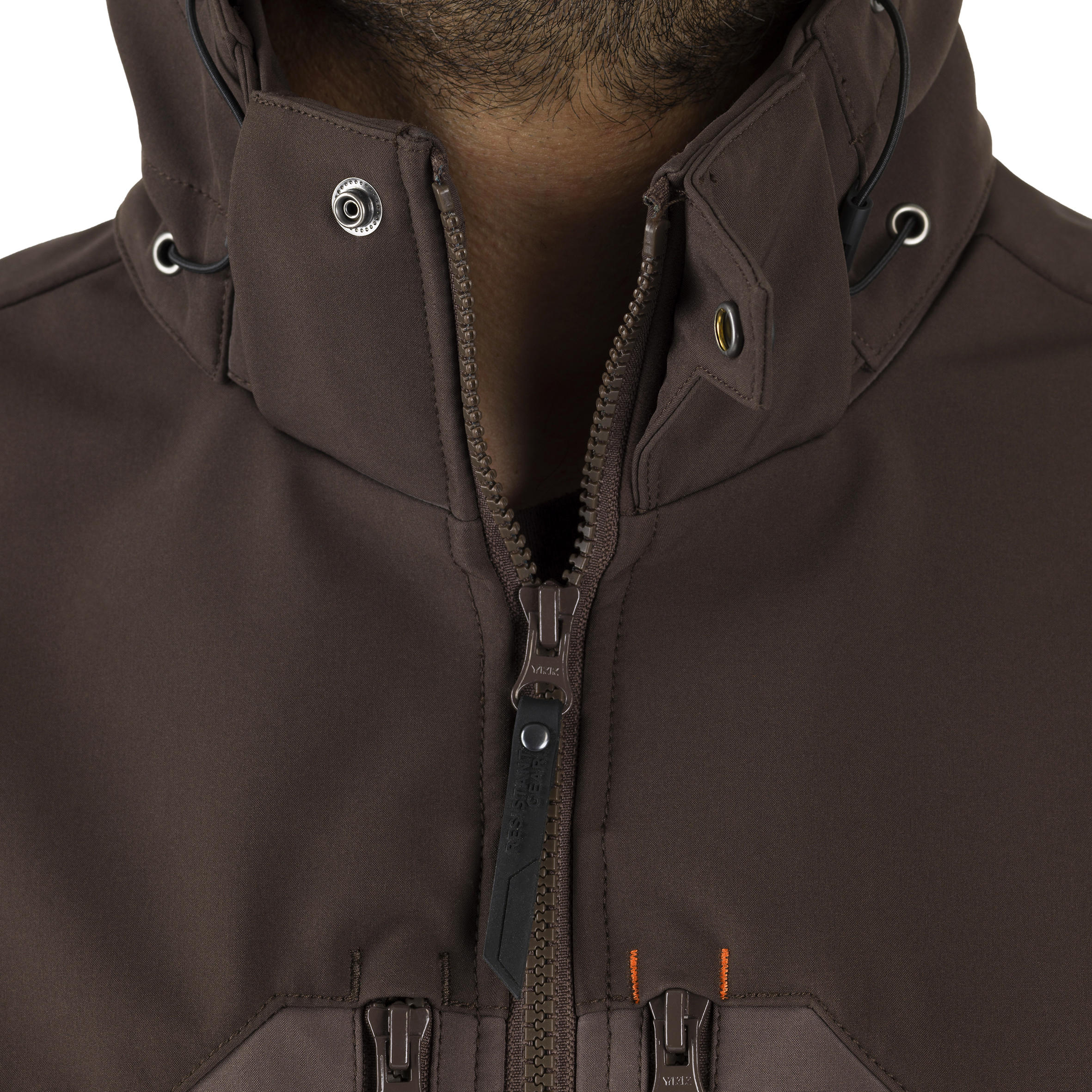新品chimala POPLIN HUNTING JACKET 500 softshell hunting jacket | Decathlon