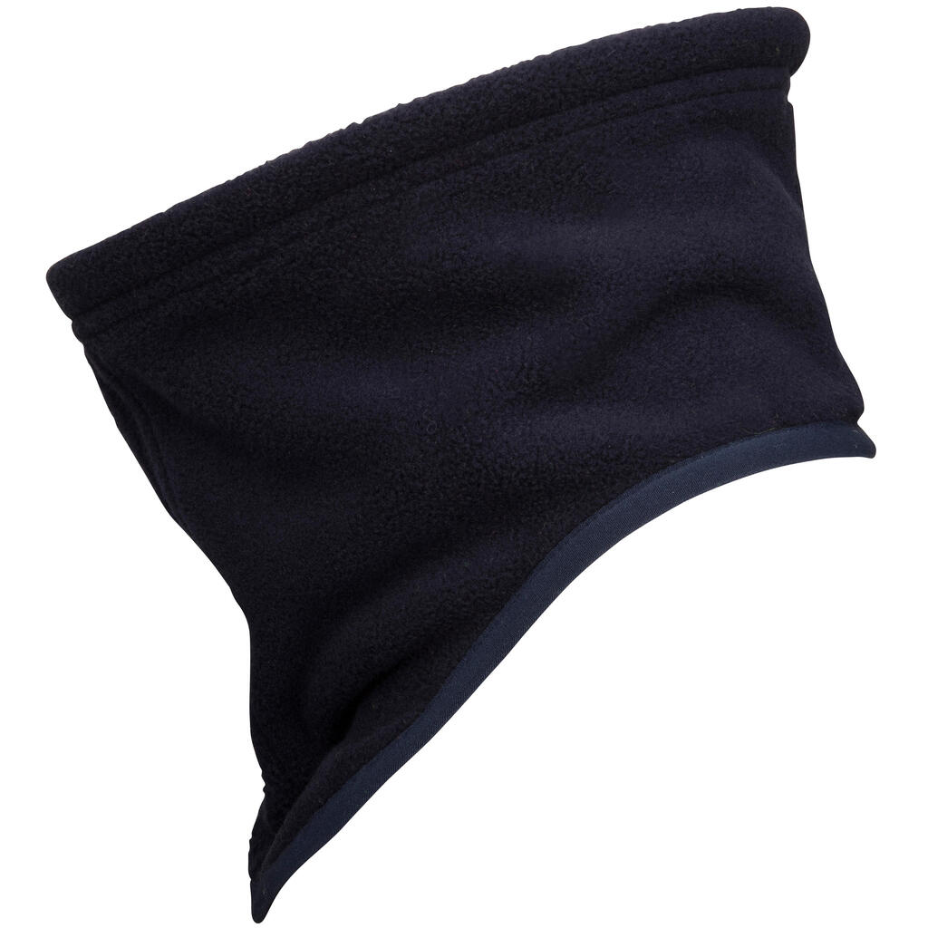 Rundschal Segeln Fleece wendbar marineblau/gelb