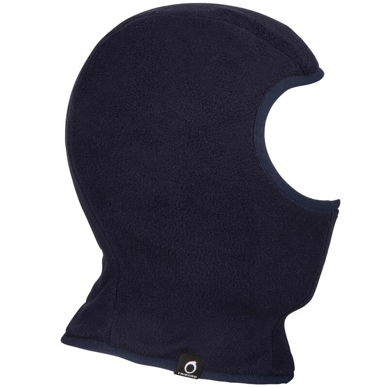 Balaclava Polar Vela Adulto Azul Escuro/Amarelo