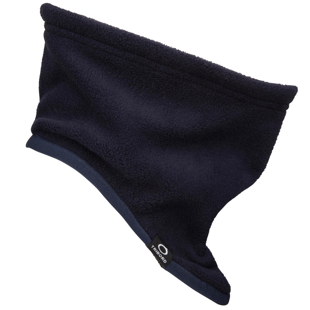 Rundschal Segeln Fleece wendbar marineblau/gelb