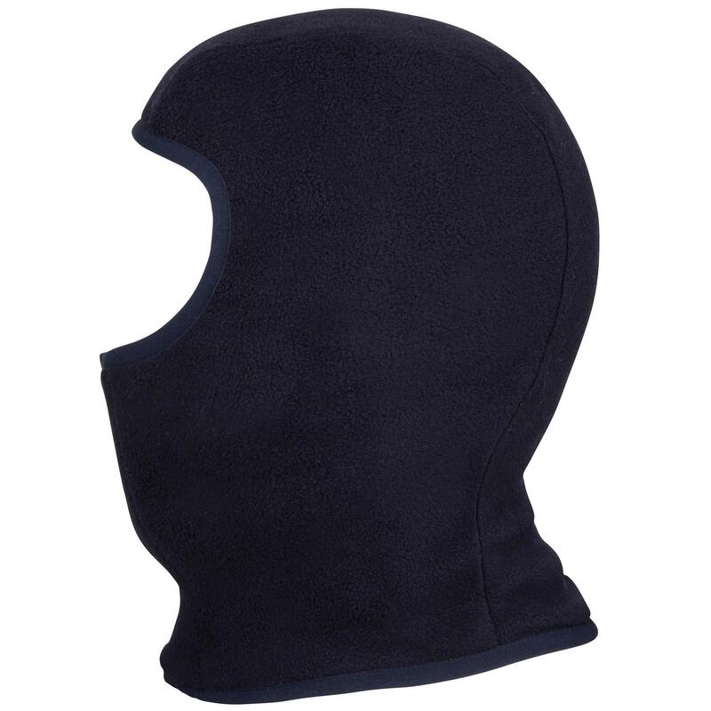 Balaclava Polar Vela Adulto Azul Escuro/Amarelo